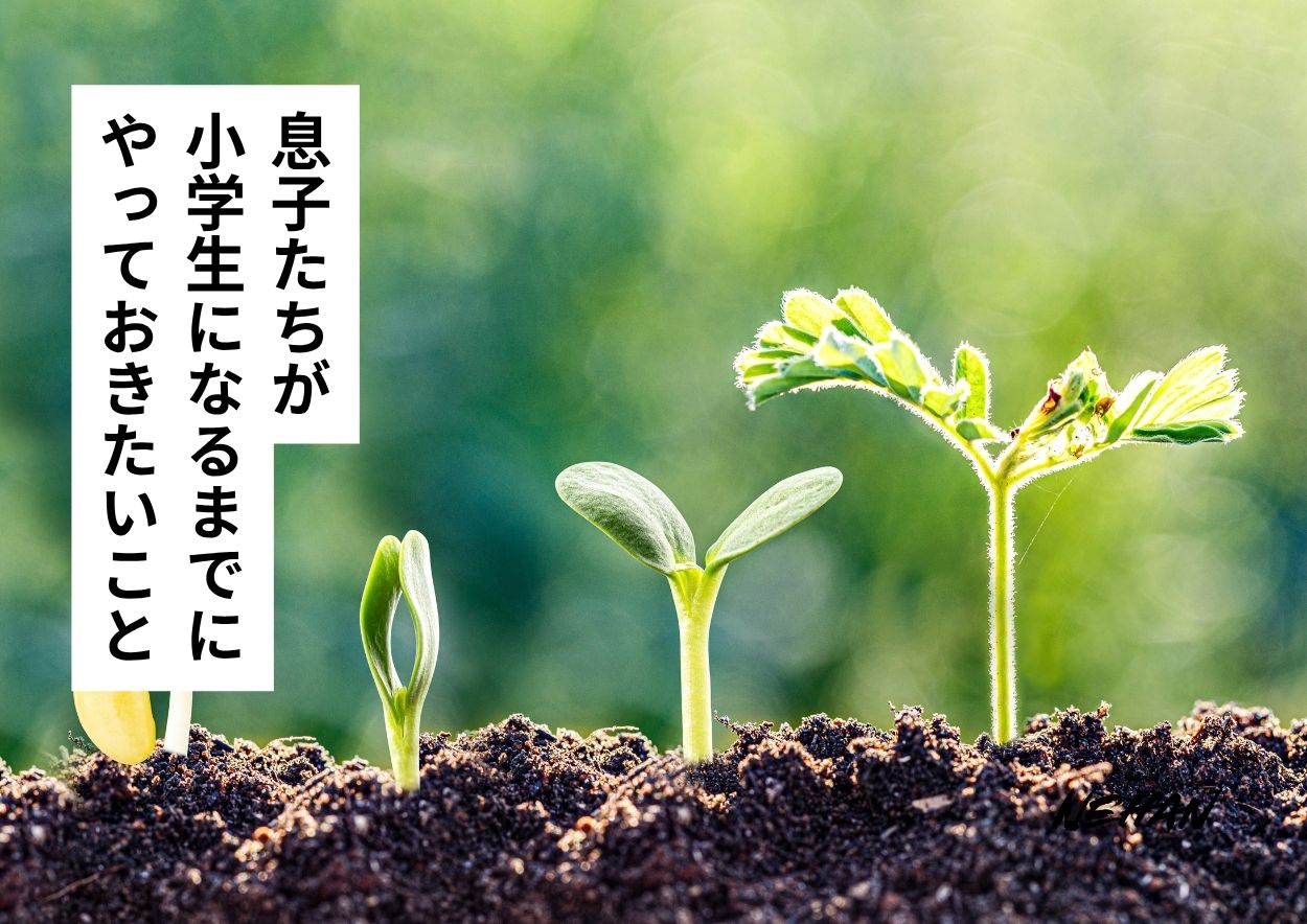 子どもの成長と自分の成長。わたしの息子たちが小学生になるまでにやっておきたいことについての話。 - 涅槃ぶろぐ